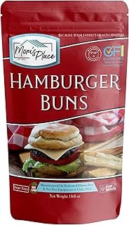 Mom’s Place Gluten Free Hamburger Bun Mix – Dairy Free, Nut Free, Soy Free, NON GMO, Preservative Free