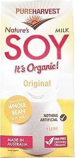 Pure Harvest Natures Organic Soy Milk 1 Litre