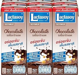 Lactasoy Soymilk Chocolate Drink 250ml*6 (6 pack)