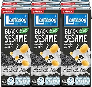 Lactasoy Soymilk Black Sesame Drink 250ml*6 (6 pack)