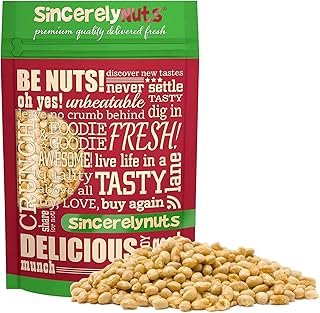 Sincerely Nuts Roasted Soybeans Unsalted (1 LB) Gluten-Free - Vegan & Kosher-Powerful Vegetarian Protein Source