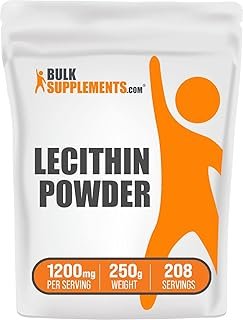 BulkSupplements.com Lecithin Powder – Soy Lecithin Powder – Lactation Support – Lecithin Powder for Edibles – Lactation Fo…
