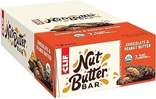CLIF Nut Butter Bar - Chocolate and Peanut Butter - Filled Energy Bars - Non-GMO - USDA Organic - Plant-Based - Low Glycem...