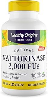 Healthy Origins Nattokinase 2, 000 FU’s Multi Vitamins, 100 Mg, 180 count