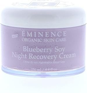 Eminence Organic Skincare Blueberry Soy Night Recovery Cream, 8.4 Fluid Ounce