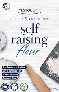 YesYouCan Self Raising Flour – Gluten and Dairy Free – Nut Free, Soy Free Self Raising Flour – All Purpose Flour – 500g