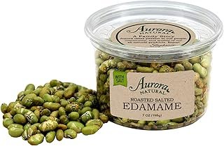 Aurora Natural Products Roasted Salted Edamame Beans, 7 Oz (Pack Of 12)