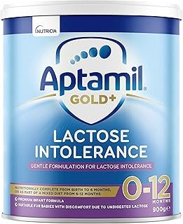 Aptamil Gold+ Lactose Intolerance Baby Infant Formula, Lactose-Free, Helps Babies with Digestive Discomfort, Contains Scie…