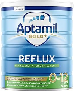 Aptamil Gold+ Reflux Premium Infant Formula, Scientifically Researched Ingredients, Thickened with Carob Bean Gum, for Reg…
