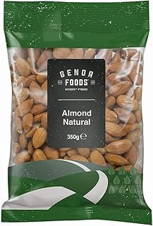 Genoa Foods Almonds Natural, 350 Grams