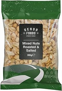Genoa Foods Mixed Nuts Roasted and Salted, 350 g, Mixed Nuts Roasted and Salted