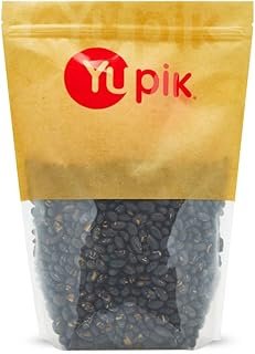 Yupik Black Soya Beans Dry, Roasted & Unsalted, 2.2 lb, Gluten-Free, Vegan & High Protein Snack, Crunchy Nutty Flavor, Per...