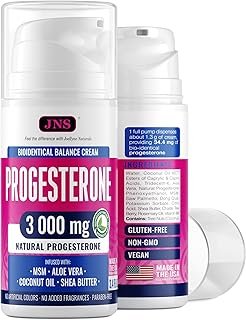 Progesterone Cream - BIOidentical Progesterone for Hormonal Balance - USA Made - 100% Natural PCOS Supplement - Menopause ...