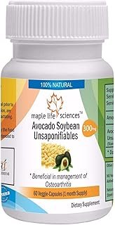 Avocado Soybean Unsaponifiables (ASU) – 300mg – 60 Vegan Capsules – Osteoarthritis Support