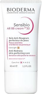 Bioderma – Sensibio – AR Cream BB Cream SPF 30 – Anti-Redness Skin Perfecting Care Cream for Sensitive Skin, Rosacea, 40ml