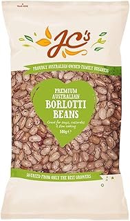 J.C.'S QUALITY FOODS Premium Australian Borlotti Beans, 500 g