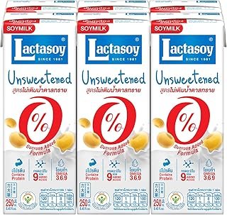 Lactasoy Soymilk Unsweetened Drink 250ml*6 (6 pack)