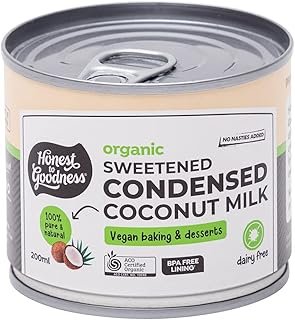 Honest to Goodness Organic Sweetened Condensed Coconut Milk 200 gm