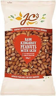 J.C.’S QUALITY FOODS Australian Raw Peanuts with Skin On