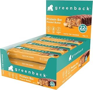 Greenback Plant Protein Peanut Butter Bar 50g x12 Units