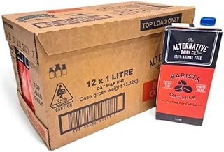 Alternative Dairy Co Barista Oat Milk 12 x 1L/1000ml | Barista Milk for Coffee, Latte & Espresso, Dairy Free, Gluten Free,…