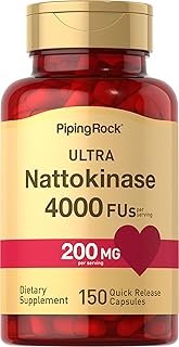 Piping Rock Nattokinase 4000 FU | 150 Capsules | 200mg Supplement | Non-GMO, Gluten Free