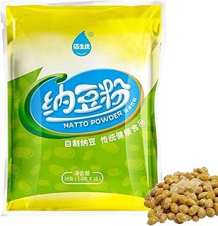Natto Fermentation Powder - 0.35oz Fermented Soybean Natto Powder,Traditional Soybean Japanese Food for Digestive Health G...