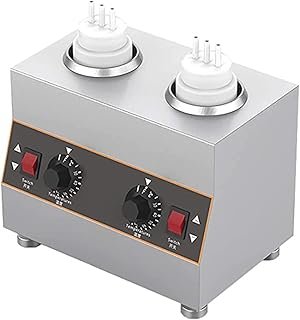 Electric Sauce Warmer, Commercial Sauce Dispenser, 640W Hot Fudge Dispenser, Cheese Chocolate Soy Sauce Heater, Stainless …