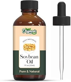 Organic Zing Soybean (Glycine Max) Oil | Pure & Natural Essential Oil for Skincare, Haircare & Massage- 30ml/1.01fl oz