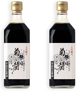 Yamaroku Japanese Shoyu Soy Sauce Kikubishio Mellow Soy Sauce – Value pack of 500 ml x2