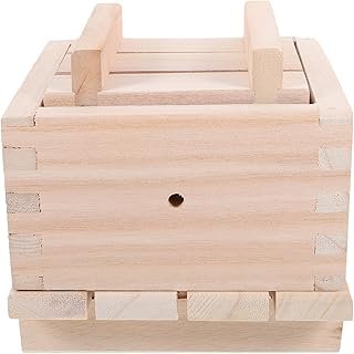 Alipis Wooden Tofu Maker, Wood Sushi Press Mold Box Homemade Tofu Press Mould Soy Cheese Press Mold Tofu Presser Drainer S…