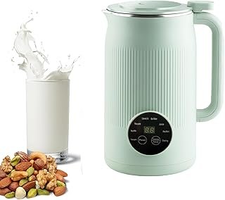 1200 ml Plant Milk Maker, 8 Modes Soy Milk Machine, Soy Milk Citrus Juicer, Milk Machine with Stainless Steel and Blade, H…