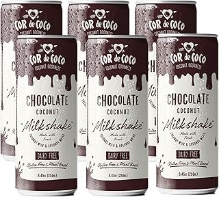 Cor de Coco Dairy-Free Chocolate Flavoured Coconut Shake 250 ml (Pack of 6)