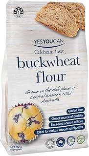 YesYouCan Buckwheat Flour – Gluten Free, High Protein and Fiber Buckwheat Flour – 350g