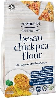 YesYouCan Besan Chickpea Flour – Gluten Free, High Protein and Fiber Gram Flour – 350g