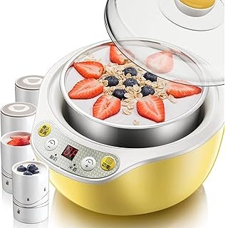 Bear Yogurt Maker, 3-in-1 Greek Yogurt Maker Machine, Can Make Yogurt/Natto/Rice Wine, Automatic Digital Yogurt Machine wi…