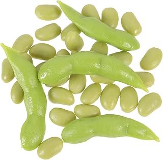JOINPAYA 1 Set Emulational Bean Fake Edamame Lifelike Edamame Artificial Vegetables for Display Green Decor Faux Edamame L...