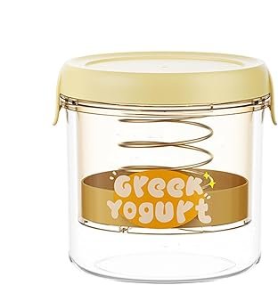 Yogurt Filter with Ultra Fine Mesh | Fine Mesh Yogurt Filter | Yogurt Making Tool with Stainless Steel Springs for Yogurt,…