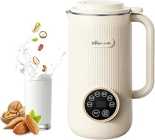 Bear Soy Milk Maker, 600ml Multi-Functional Automatic Almond Milk, Nut Milk, Oat Milk, Corn Juice, Rice Paste, Juice Maker…
