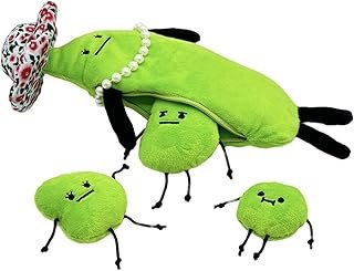 Secret Staycation Edamame Family Plush, Secret Staycation Edamame Family Plush, 12.2 Inches Pillow, Secret Stay Plush Toy ...