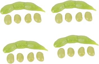HONMEET 1 Set Bean Wall for Indoor Plants Outdoor Realistic Food Props Fake Potatoes Leaf Home Decor Vines Hedge Soybean A…